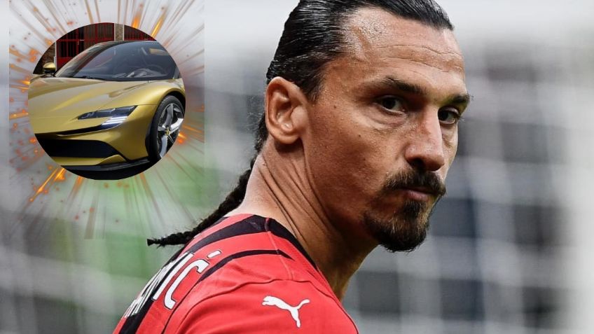 ¡Anda descalzo! Zlatan Ibrahimovic y el lujoso auto con el que para el tránsito en Milán