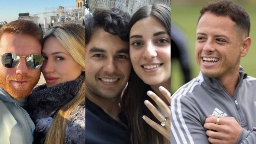 Día del Amor y la Amistad: Ellas son las parejas de Canelo Álvarez, Checo Pérez y Chicharito