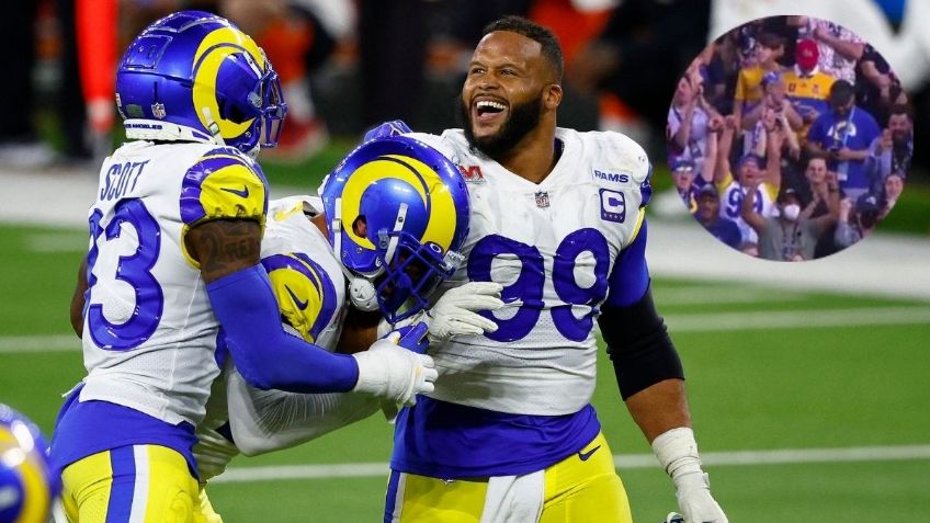 Aficionados de Tigres disfrutan de la victoria de los Rams en el Super Bowl LVI (VIDEO)