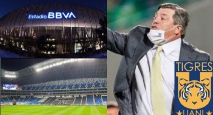 ¿Cuál es la relación entre MIGUEL HERRERA, técnico de Tigres, y el estadio de Monterrey?