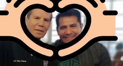 Julio César Chávez y Marco Antonio Barrera se reconcilian con un beso (VIDEO)