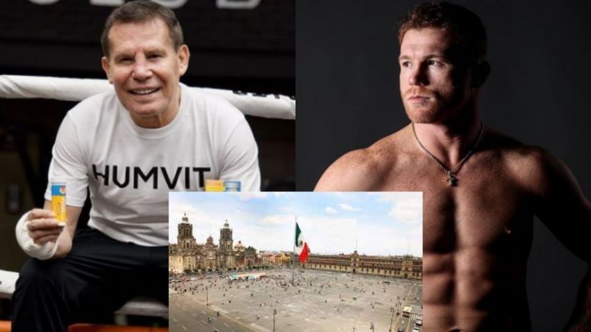 La fecha en que Canelo Álvarez y Julio César Chávez darán clase de box en el zócalo