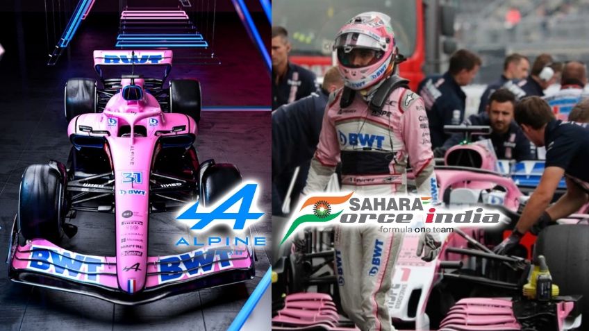 La razón por la que Alpine copió el rosa de Force India en la era de Checo Pérez