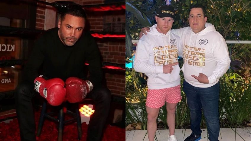 Óscar de la Hoya se lanza de nuevo contra Canelo Álvarez y Eddy Reynoso