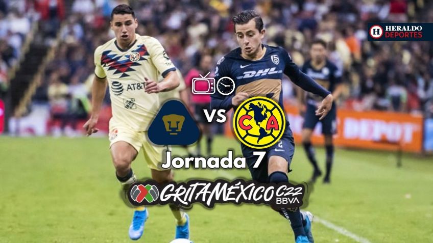 Qué canal transmite Pumas vs América EN VIVO por TV: Clásico Capitalino Jornada 7 Liga MX