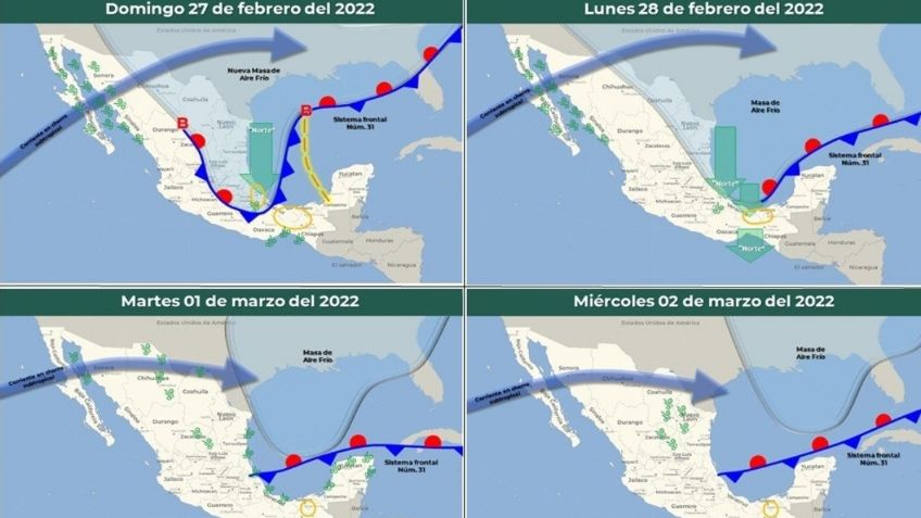 Clima México: Marzo tendrá estas temperaturas y probabilidades de lluvia