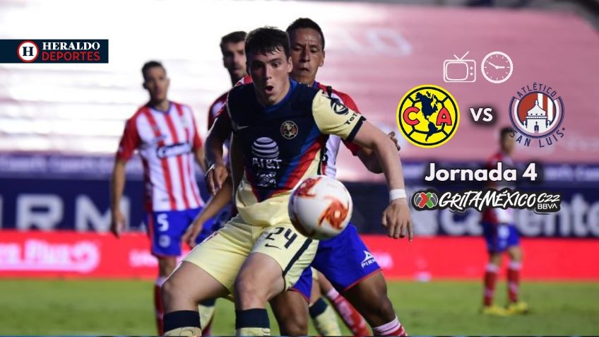 Qué canal transmite América vs San Luis EN VIVO por TV: Jornada 4 Liga MX
