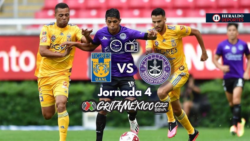 Qué canal transmite Tigres vs Mazatlán EN VIVO por TV: Jornada 4 Liga MX