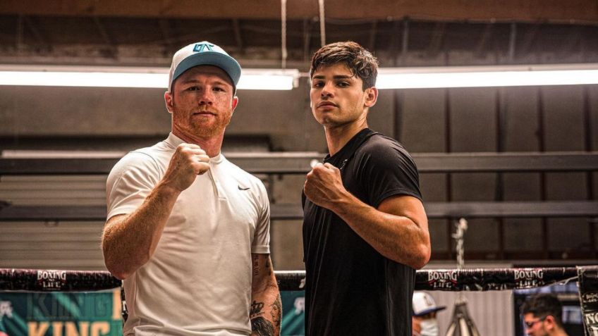 Canelo Álvarez casi noquea a Ryan García con su mejor movimiento (VIDEO)