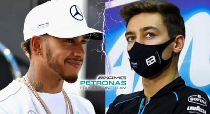 El motivo que provocaría pelea de Hamilton con Russell en Mercedes