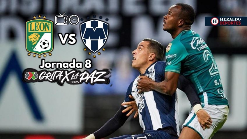 Qué canal transmite León vs Monterrey EN VIVO por TV: Jornada 8 Liga MX