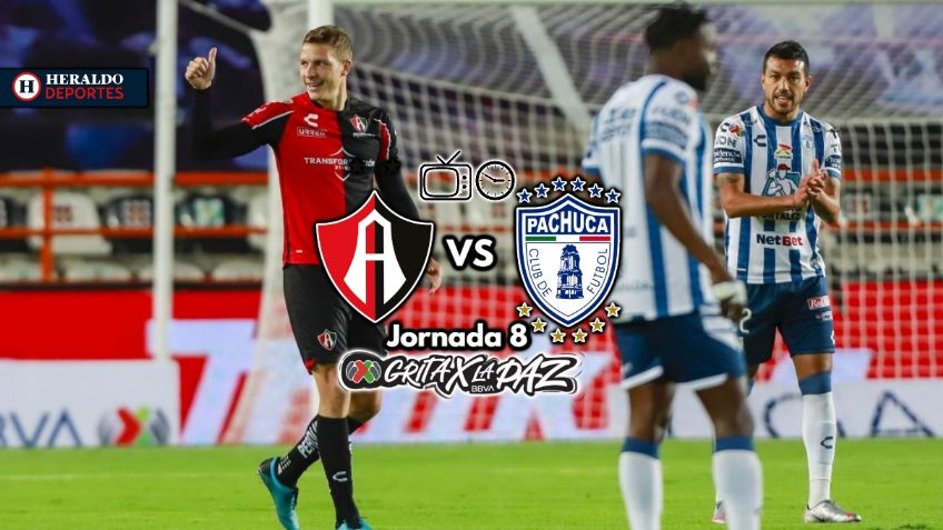 Qué canal transmite Atlas vs Pachuca EN VIVO por TV: Jornada 8 Liga MX