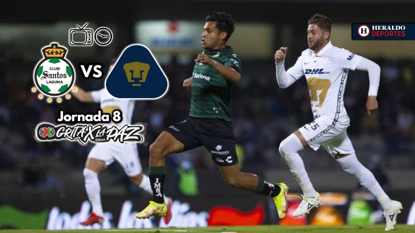 Qué canal transmite Santos vs Pumas EN VIVO por TV: Jornada 8 Liga MX