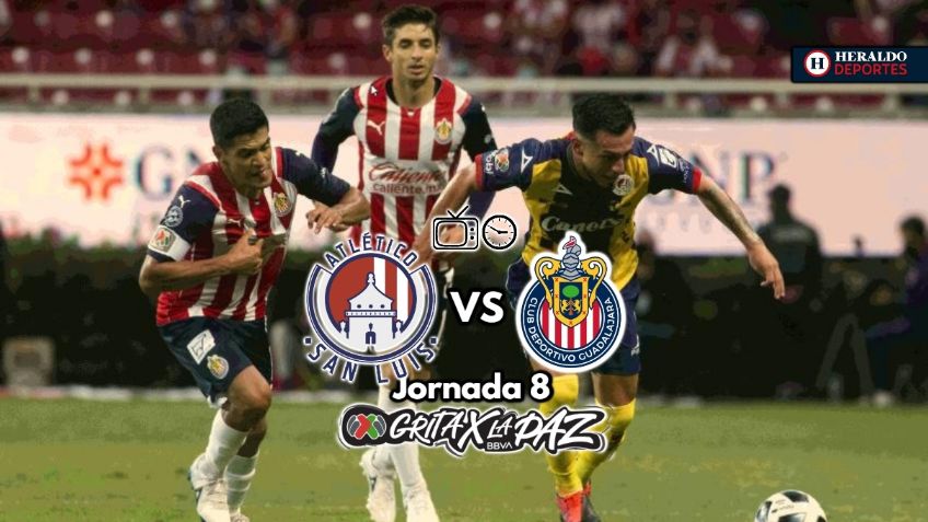 Qué canal transmite San Luis vs Chivas EN VIVO por TV: Jornada 8 Liga MX