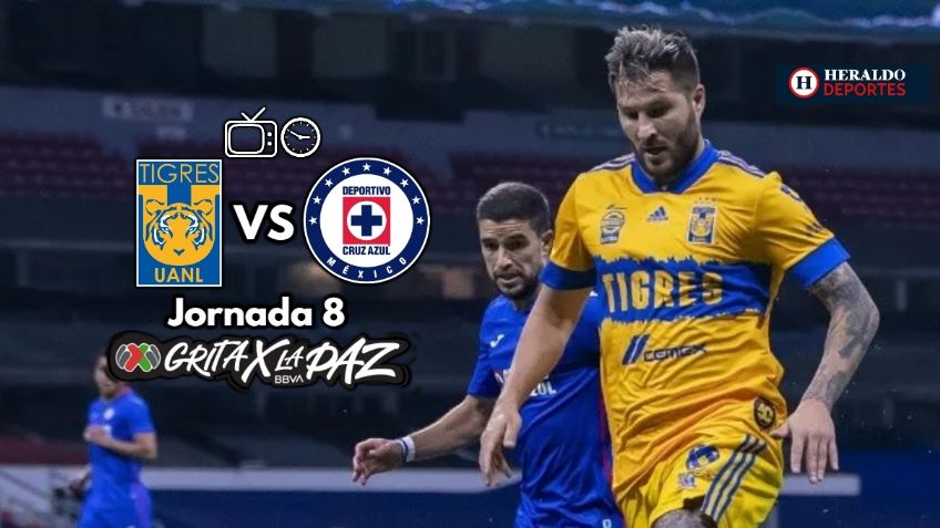 Qué canal transmite Tigres vs Cruz Azul EN VIVO por TV: Jornada 8 Liga MX