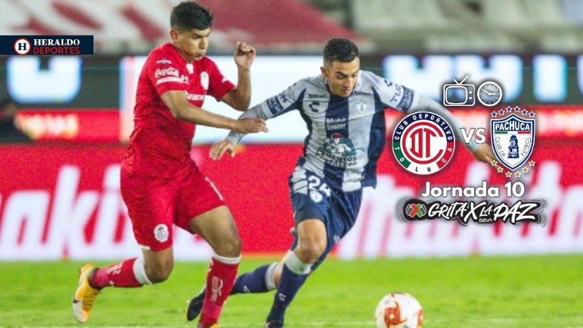 Qué canal transmite Toluca vs Pachuca EN VIVO por TV: Jornada 10 Liga MX