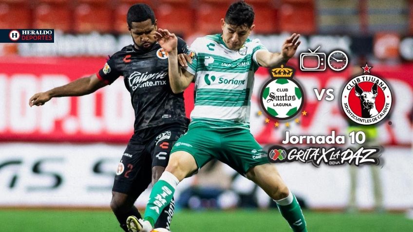 Qué canal transmite Santos vs Xolos EN VIVO por TV: Jornada 10 Liga MX