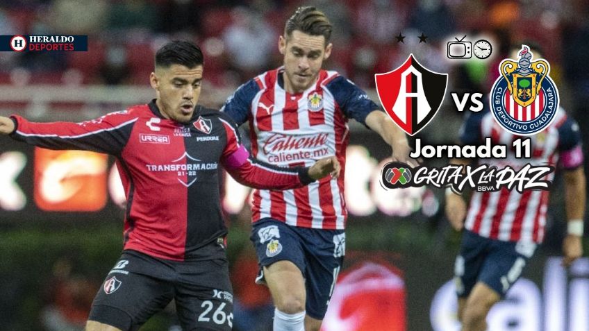 Qué canal transmite Atlas vs Chivas EN VIVO por TV: Clásico Tapatío Jornada 11 Liga MX