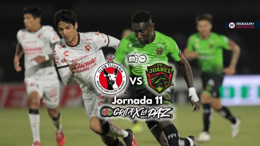 Qué canal transmite Xolos vs Juárez EN VIVO por TV: Jornada 11 Liga MX