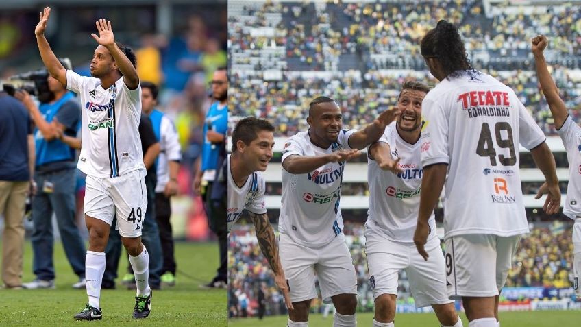 Así fue el mejor gol de Ronaldinho en su etapa con Querétaro (VIDEO)