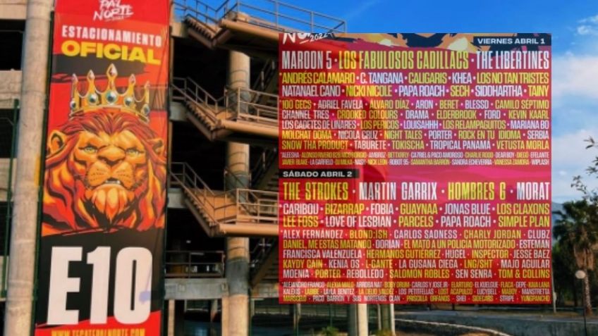 Revelan los horarios oficiales para el Tecate Pa'l Norte 2022