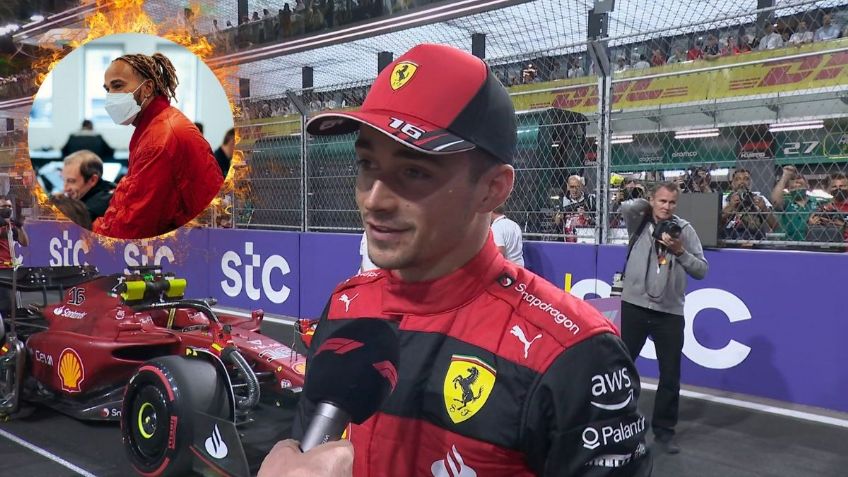 ¿Lewis Hamilton es fan de Leclerc? El VIDEO que muestra su admiración