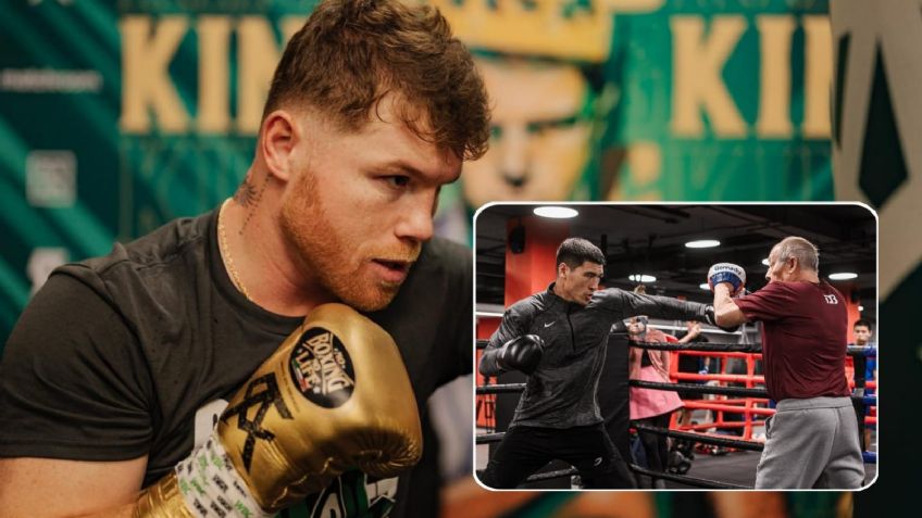 Canelo Álvarez y Dmitry Bivol, comparados en sparring previo a su pelea