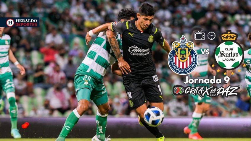 Qué canal transmite Chivas vs Santos EN VIVO por TV: Jornada 9 Liga MX