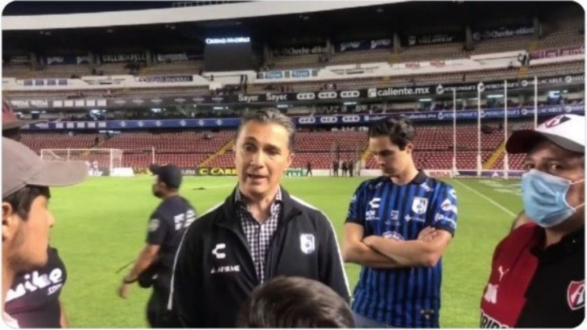 Las disculpas de Adolfo Ríos tras la campal en el Atlas vs Querétaro (VIDEO)