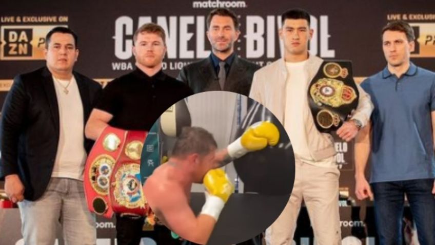 Así entrenan Canelo Álvarez y Dmitry Bivol rumbo a su pelea del 7 de mayo (VIDEO)