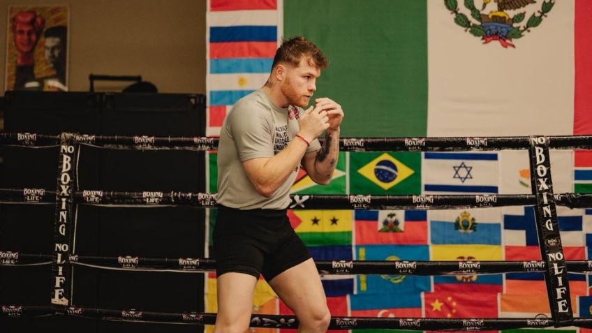 Canelo Álvarez estrena sparring de lujo para pelea contra Dmitry Bivol. ¿Quién es?