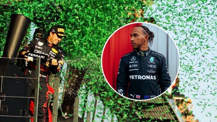 ¿Checo Pérez se burla de Hamilton? Esto dijo el mexicano tras rebasarlo dos veces
