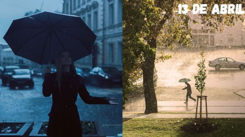 Clima México: ¿En dónde habrá LLUVIA este MIÉRCOLES 13 de abril?