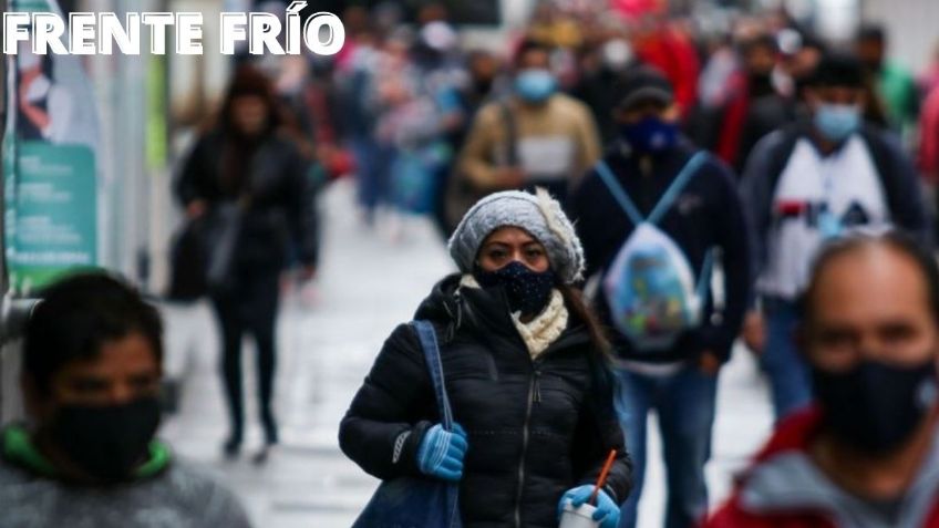 Frente frío: Estados con temperaturas más bajas del 15 al 17 de abril