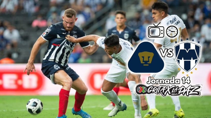 Qué canal transmite Pumas vs Monterrey EN VIVO por TV: Jornada 14 Liga MX