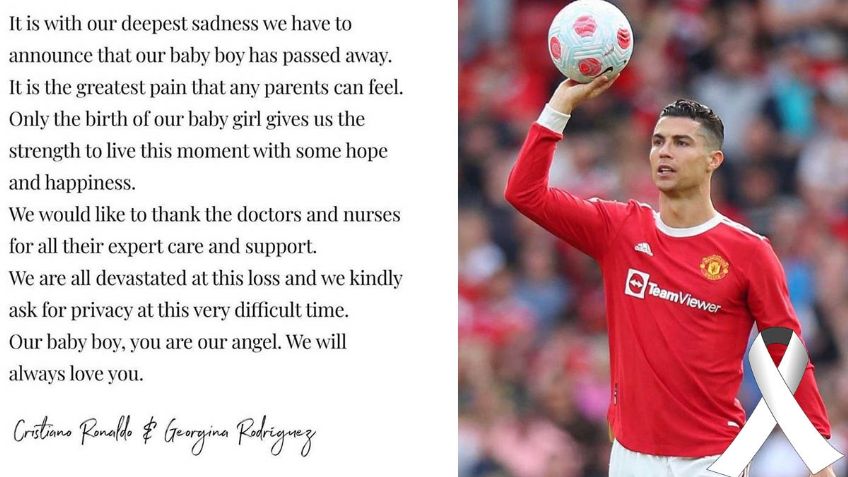 Cristiano Ronaldo anuncia el fallecimiento de uno de sus hijos