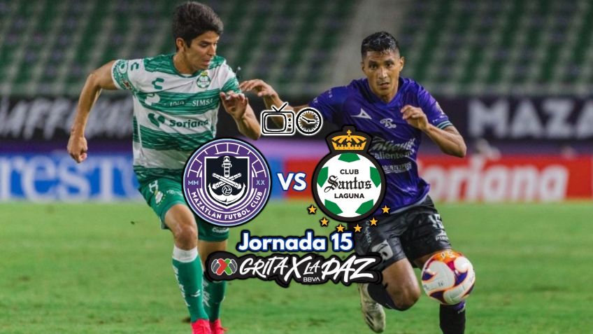 Qué canal transmite Mazatlán vs Santos EN VIVO por TV: Jornada 15 Liga MX