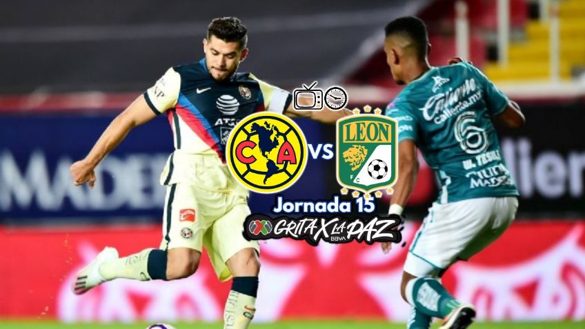 Qué canal transmite América vs León EN VIVO por TV: Jornada 15 Liga MX