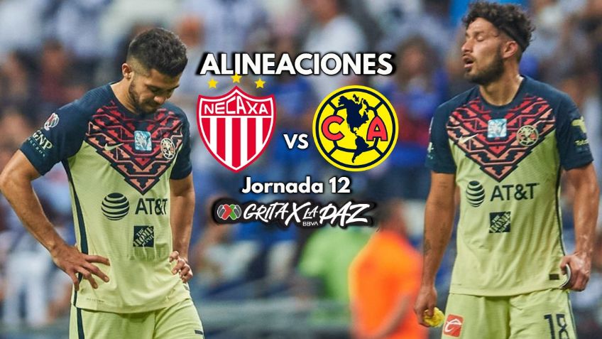 Necaxa vs América | ALINEACIONES | Jornada 12 Liga MX