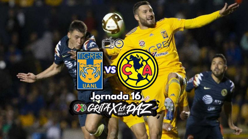 Qué canal transmite Tigres vs América EN VIVO por TV: Jornada 16 Liga MX