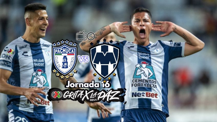 Qué canal transmite Pachuca vs Monterrey EN VIVO por TV: Jornada 16 Liga MX