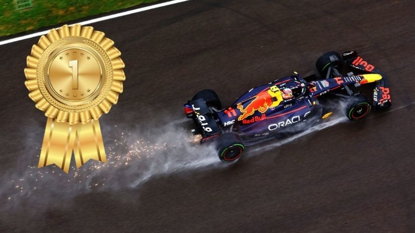 GP de Emilia Romagna: así fue el increíble arranque de Checo Pérez y el choque de Sainz (VIDEO)