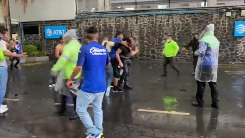 Liga MX: La violencia se hace presente luego de la derrota del Cruz Azul en el Estadio Azteca