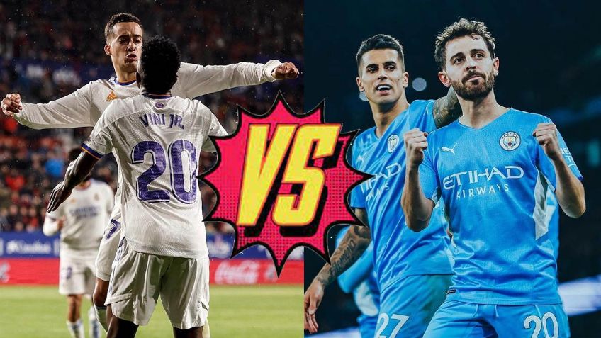 Alineaciones Manchester City vs Real Madrid por la semifinal de ida de la Champions League