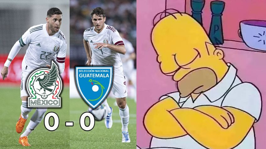 MEMES se duermen con el México vs Guatemala, aún con Marcelo Flores
