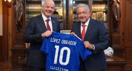 ¿Qué le dijo el presidente de la FIFA a Emilio Azcárraga y AMLO en su visita a México?