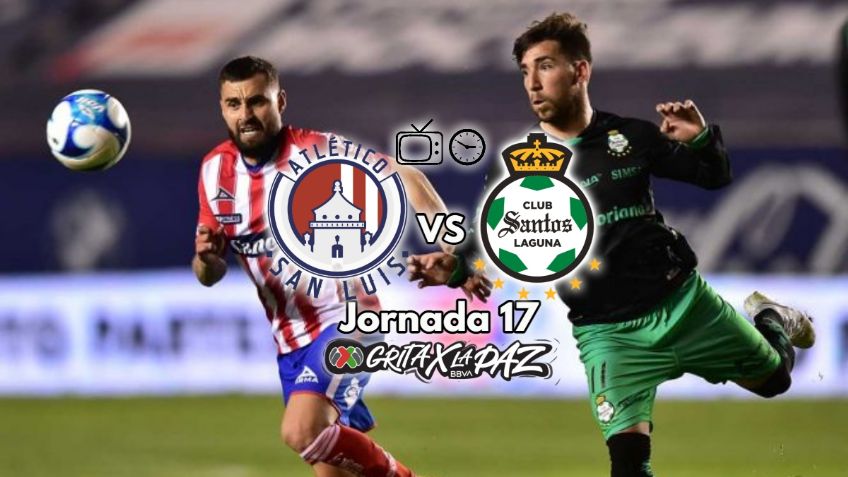 Qué canal transmite San Luis vs Santos EN VIVO por TV: Jornada 17 Liga MX