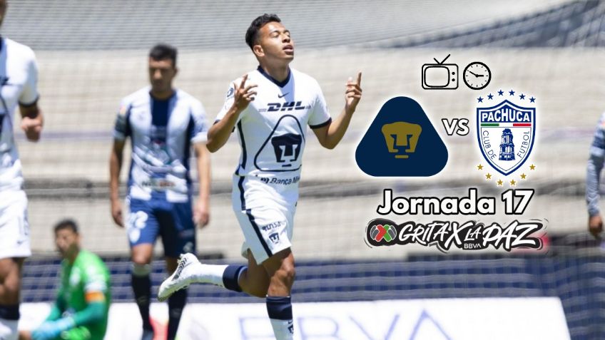 Qué canal transmite Pumas vs Pachuca EN VIVO por TV: Jornada 17 Liga MX