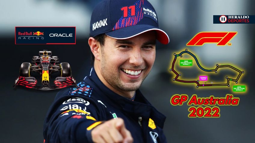 Checo Pérez entre los favoritos a ganar el GP de Australia. ¿En qué lugar está?