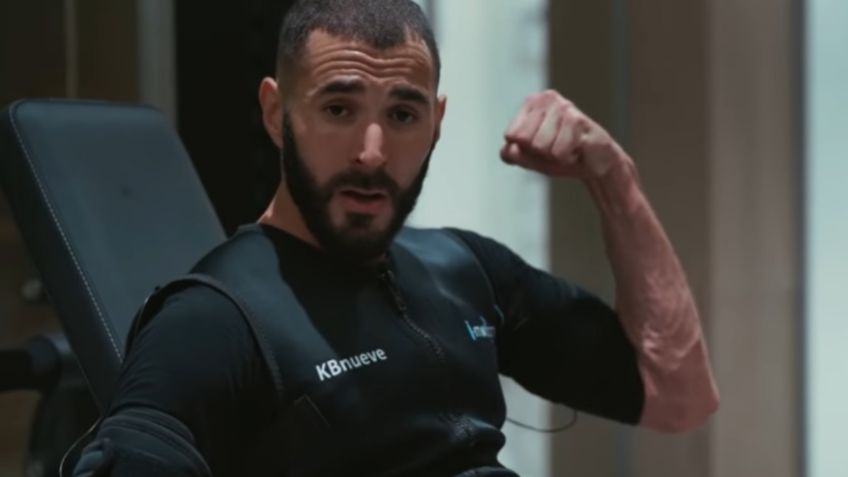 Esto es la electroestimlación, la ayuda a Benzema en sus ejercicios del gimnasio